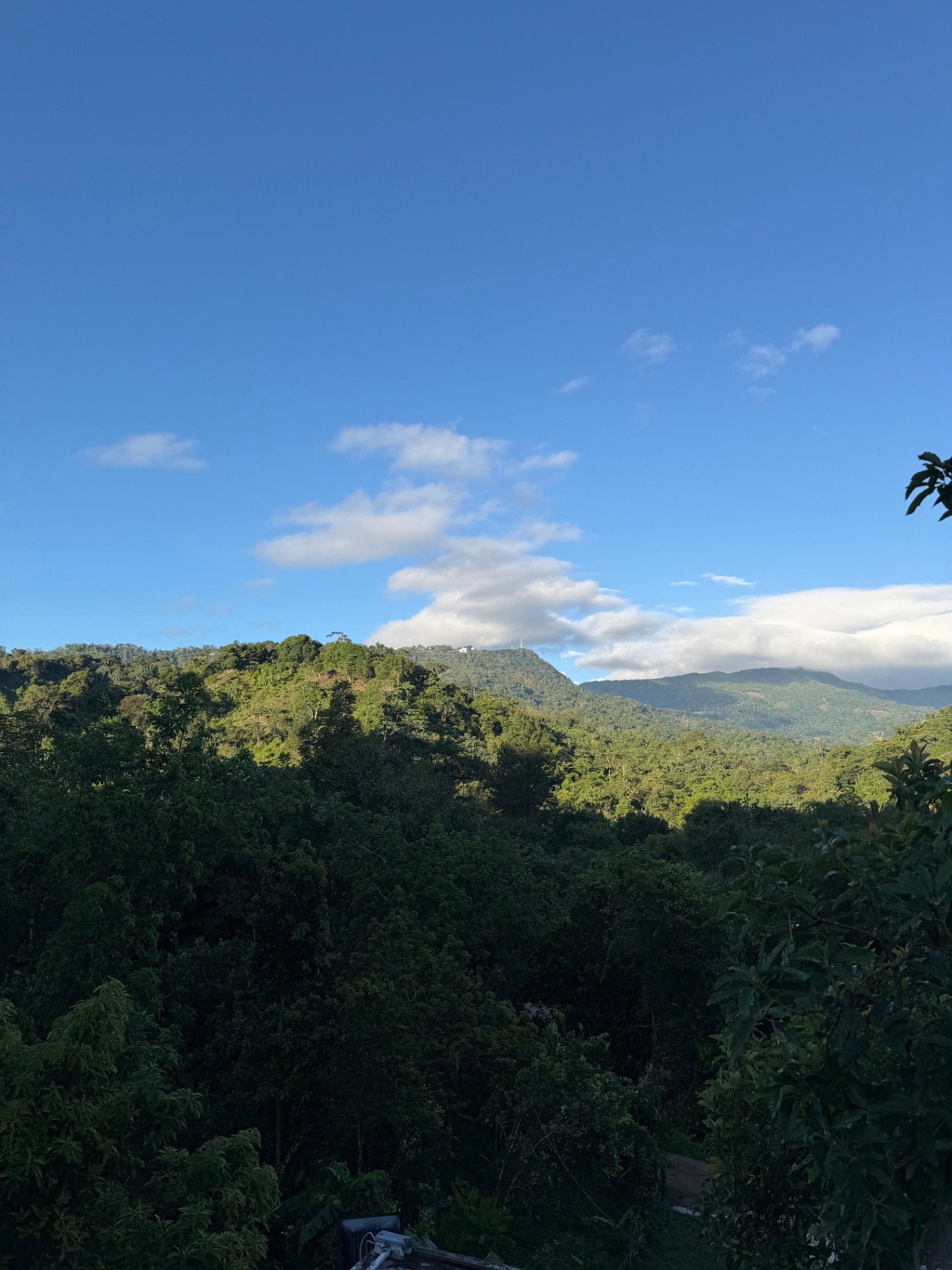 Mountain landscape in the Dominican Republic